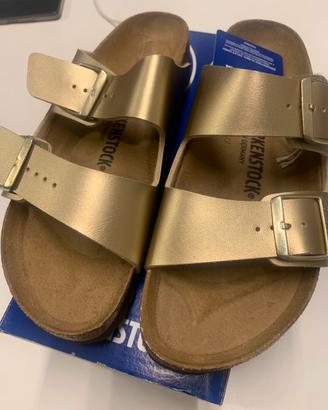 Birkenstock arizona gold taglia 40