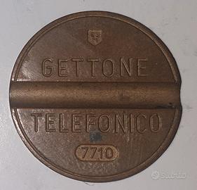 gettone telefonico raro serie 7710
