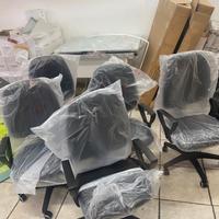 5 sedie ufficio con ruote NUOVE