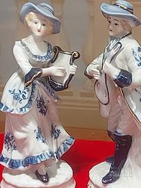 Coppia di musicisti  stile settecento
