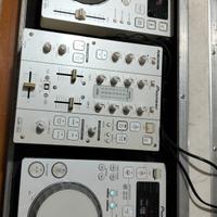 Coppia PIONEER CDJ 350 e DJM 350 + FLY CASE