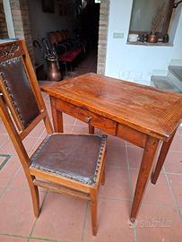 tavolino e sedia