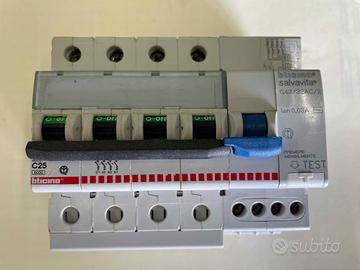 Blocco magnetotermico + differenziale Bticino