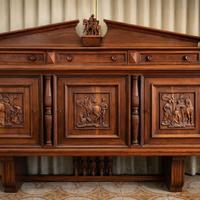 Salotto completo in legno massello