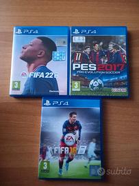 Fifa 16 ,22 e pes 2017 per ps4