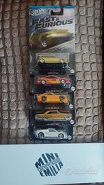 HOT WHEELS FAST AND FURIOUS SILVER SET
