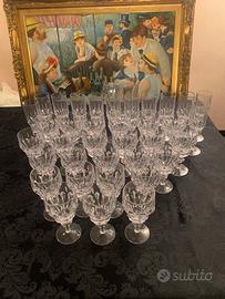 Servizio 12 Bicchieri cristallo vintage