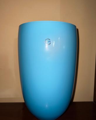 Vaso Venini Opalino azzurro originale – Murano
