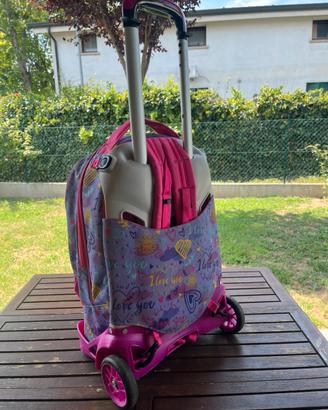 Zaino scuola con trolley