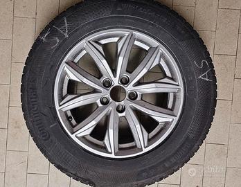 4 cerchi con gomme invernali per Audi Q5 17"