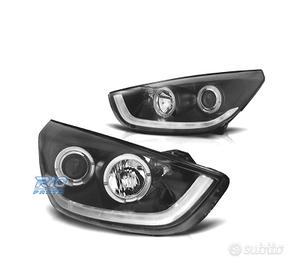 FARI PER HYUNDAI IX35 10-13 TUBE LIGHT FONDO NERO