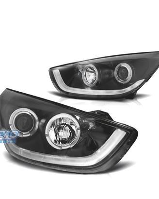 FARI PER HYUNDAI IX35 10-13 TUBE LIGHT FONDO NERO