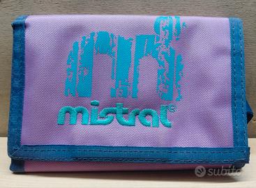 portafoglio vintage Mistral anni 90 nylon viola