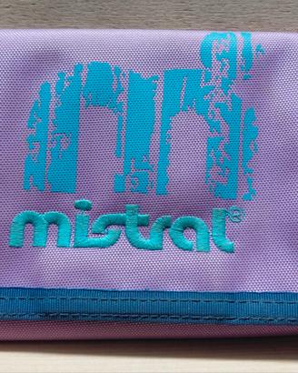 portafoglio vintage Mistral anni 90 nylon viola