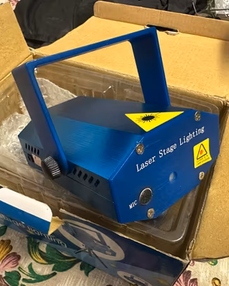 Mini laser dj