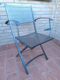n.4 Sedie da esterno pieghevoli 