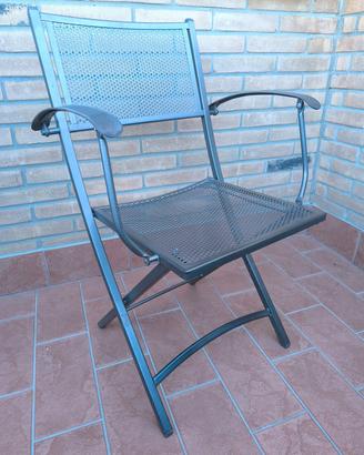 n.4 Sedie da esterno pieghevoli 