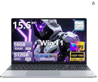 PC Portatile 15", intel Core i5 7Y54, 16GB/512GB