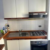 Cucina legno bianco e naturale