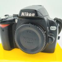 Nikon D60 Body (Scatti 10.061) USATO
