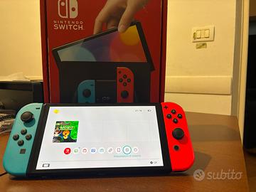 Nintendo Switch OLED + Box Completa e Accessori
