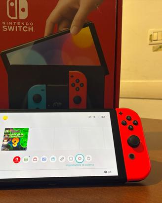 Nintendo Switch OLED + Box Completa e Accessori