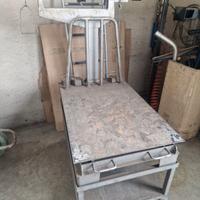 Pesa in ferro, fino a 500kg con carrello sotto
