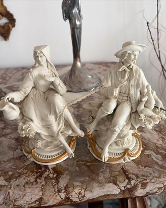 Coppia di Busti Capodimonte (Scultore Cappè)