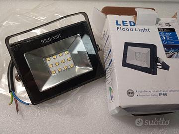 FARETTO LAMPADA LED 10W-IP66 FLOOD LIGHT