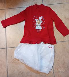 maglietta e gonna a palloncino - età 12 mesi