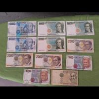banconote lira italiane 