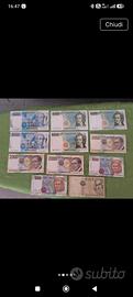 banconote lira italiane 