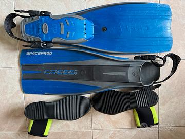 Pinne Cressi per scarpette