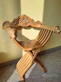 Sedia in legno pieghevole VINTAGE