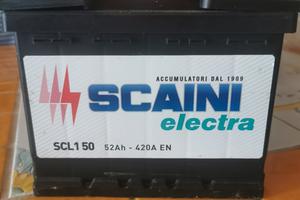 batteria auto Scaini 52 Ah 