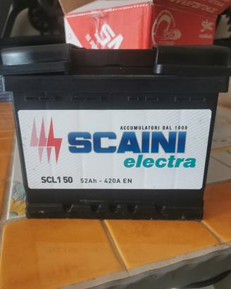 batteria auto Scaini 52 Ah 