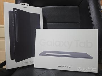 samsung tab s10 fe + 5g 256gb + cover keyboard 