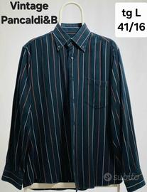 camicia righe Vintage90 Y2K Pancaldi&B 