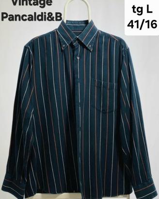 camicia righe Vintage90 Y2K Pancaldi&B 
