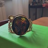 Bracciale in bronzo dorato