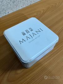Scatola in latta Majani da collezione.