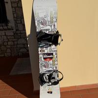 Tavola Snowboard 153-crazy creek attacchi union