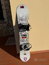 Tavola Snowboard 153-crazy creek attacchi union