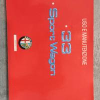 Manuale uso e manutenzione Alfa Romeo 33