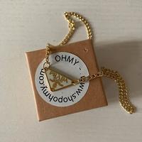 COLLANA REWORKED PRADA BIANCO/ORO