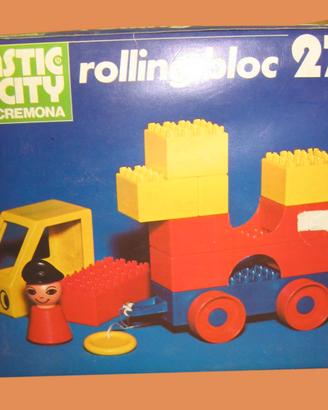 Costruzione Plastic City Rolling Block- vintage