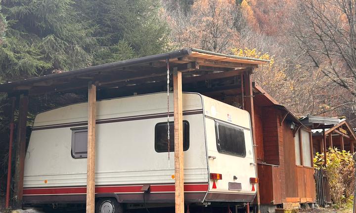 Roulotte con preingresso valbondione BG