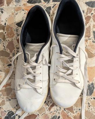 Sneakers bianche casual uomo taglia 42