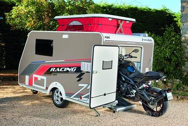 Caravan nuova Mini Freestyle con porta moto/MTB in