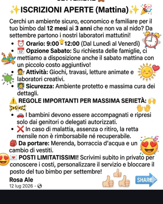 Laboratorio mattutino